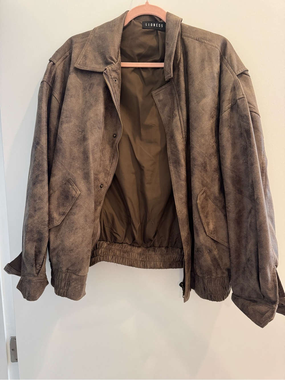 Lioness Brown Suede Jacket